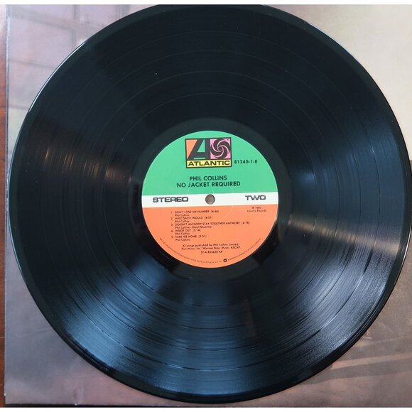 COPY - No Jacket Required Phil Collins LP Vinyl Record 80's Album Vintage - Picture 7 of 7